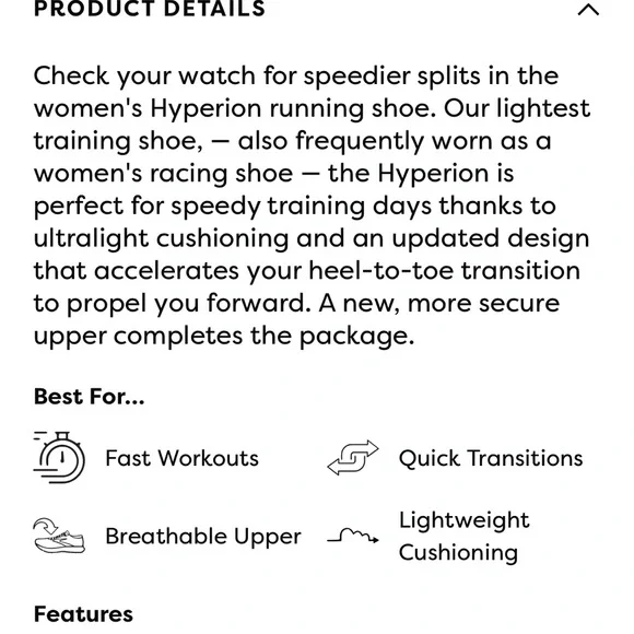 Brooks Hyperion Speed Neutral Running Shoes - Picture 7 of 7